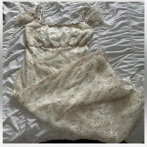 Jessica McClintock Cream Bridal dress